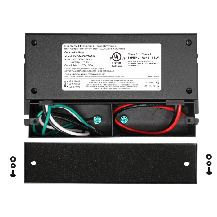 24V 30W Class 2 Dimmable Driver