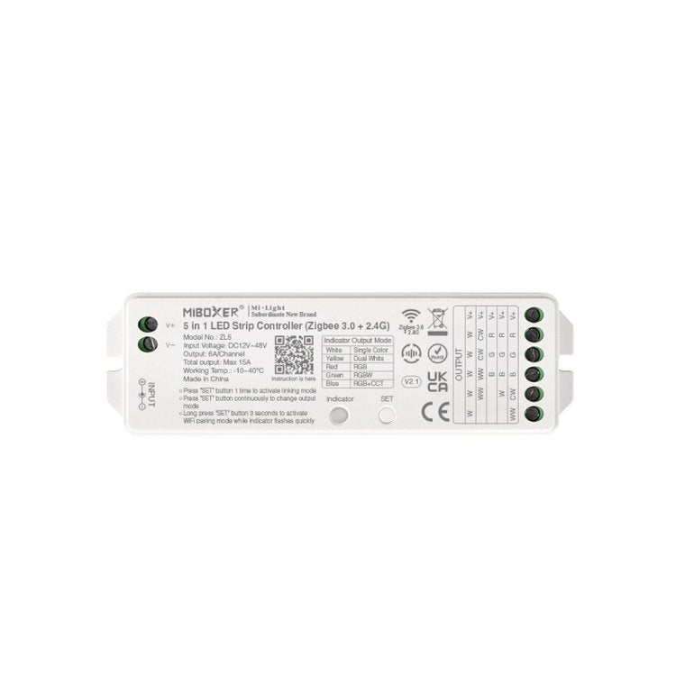 5 in 1 LED Strip Controller (Zigbee 3.0 +2.4G)