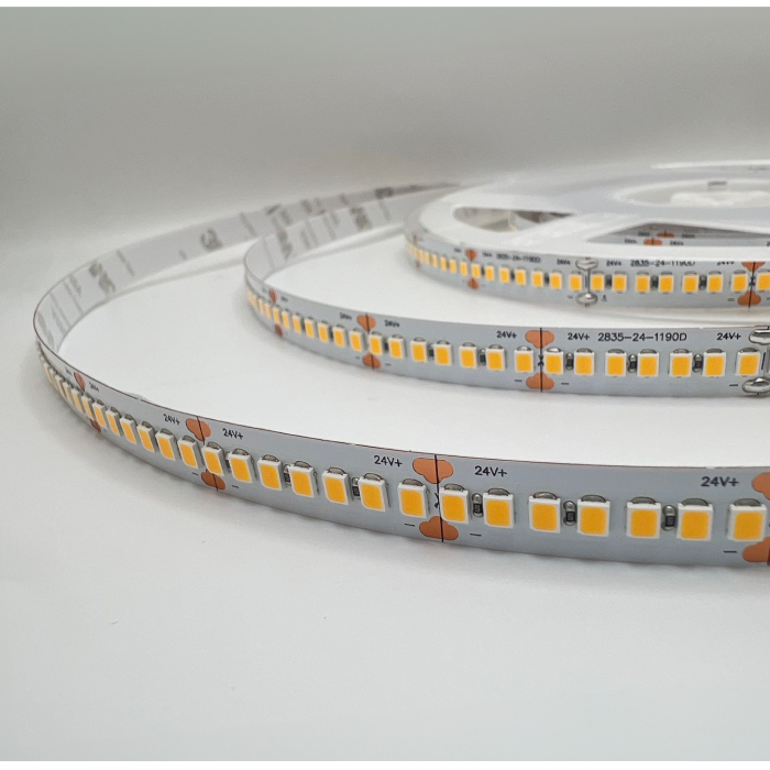 Brilliant White High CRI Strip lights 24V 5.4W/ft