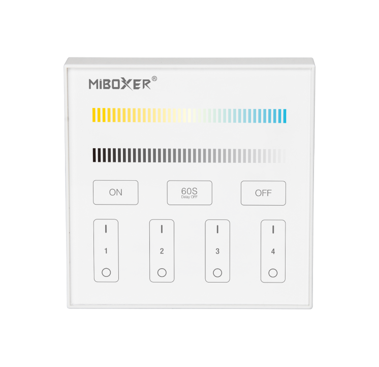 4 Zone Smart Panel Remote (CCT)-White